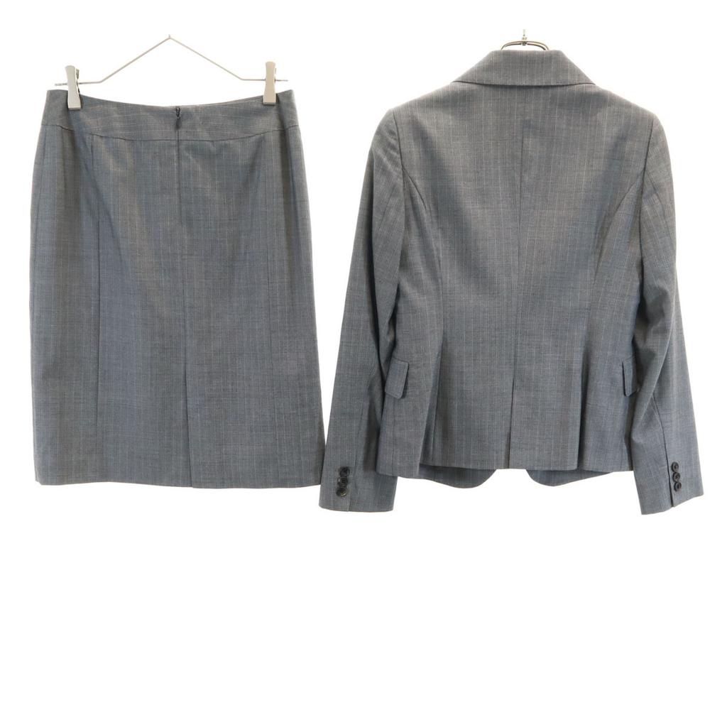 UNITED ARROWS Made In Japan Skirt Suit Setup 40 Gray Women Used