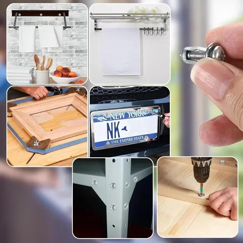 Blütenblatt-Schraubenmuttern, Schraubanker, Blütenblatt-Spreizdübel für Vorhang-Spreizklammern, Blütenblatt-Niet-Verriegelungsbolzen, Brett-Wandbefestigungen