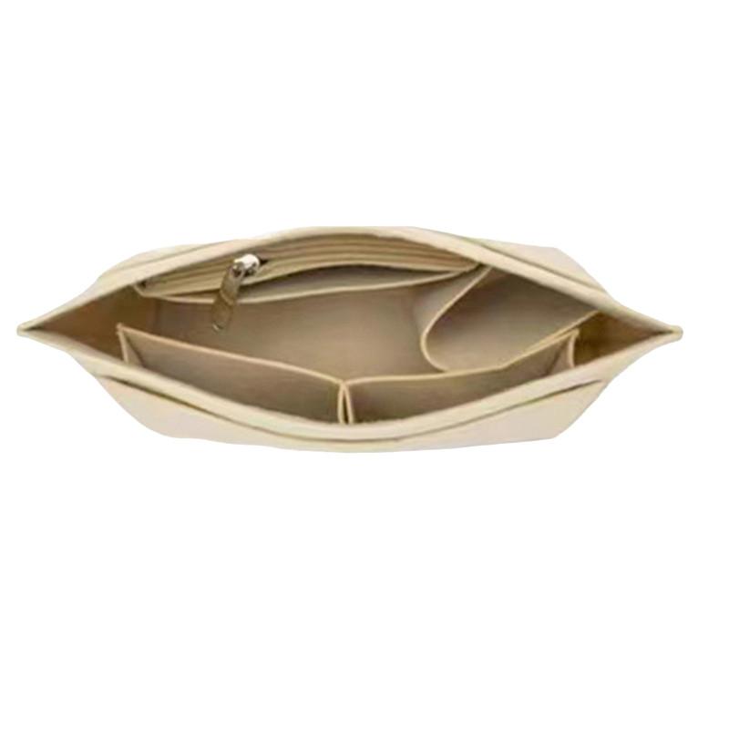 Stylish Felt Makeup Bag Multi-functional Design For Efficient Cosmetic Organization