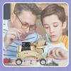 Children's Diy Wooden Science Wind-powered Small Car Model Kit Customizable Educational Toy