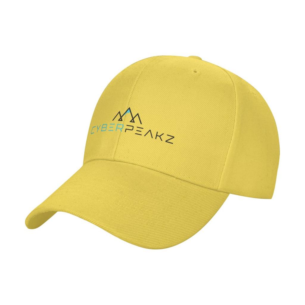 Fashion Cyber Peakz Main Brand Logo Baseball Cap Workwear Style Visor Cap