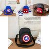 Adorable Canvas Children's Shoulder Bag With Cute Animal Cartoon Spiderman Design