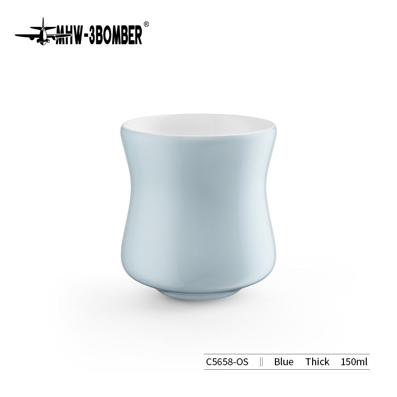 MHW-3BOMBER 150ml Ceramic Cup Tea Mugs Ceramic Espresso Cups for Latte Art Cocoa Cappuccino Cafe Bar Tool Kitchen Accessories
