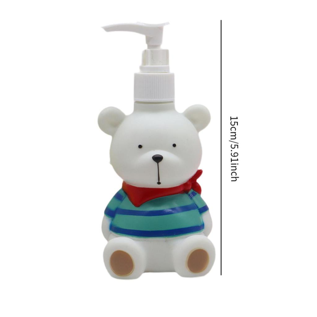 Soap Bottle Cute Container Soap Dispenser for Bathrooms Kitchen Countertops