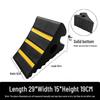 Large Portable Anti-Roll Wheel Chock for Trucks and Cars