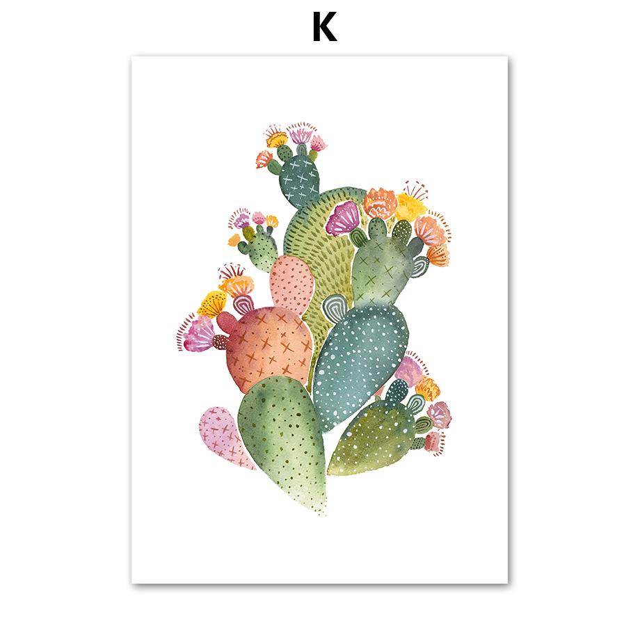 Boho Sun Cactus Banana Tree Women Leopard Wall Art Canvas Painting Nordic Posters And Prints Wall Pictures For Living Room Decor