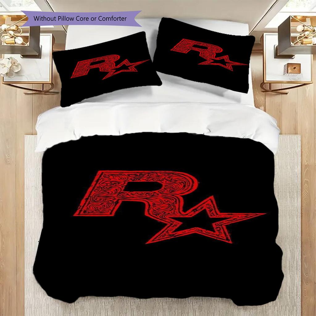 Grand Theft Auto Iv Urban Chaos Bedding 1 Duvet Cover 2 Pillowcase Without Core Soft And Comfortable Bedding Set Christmas Birthday Gift