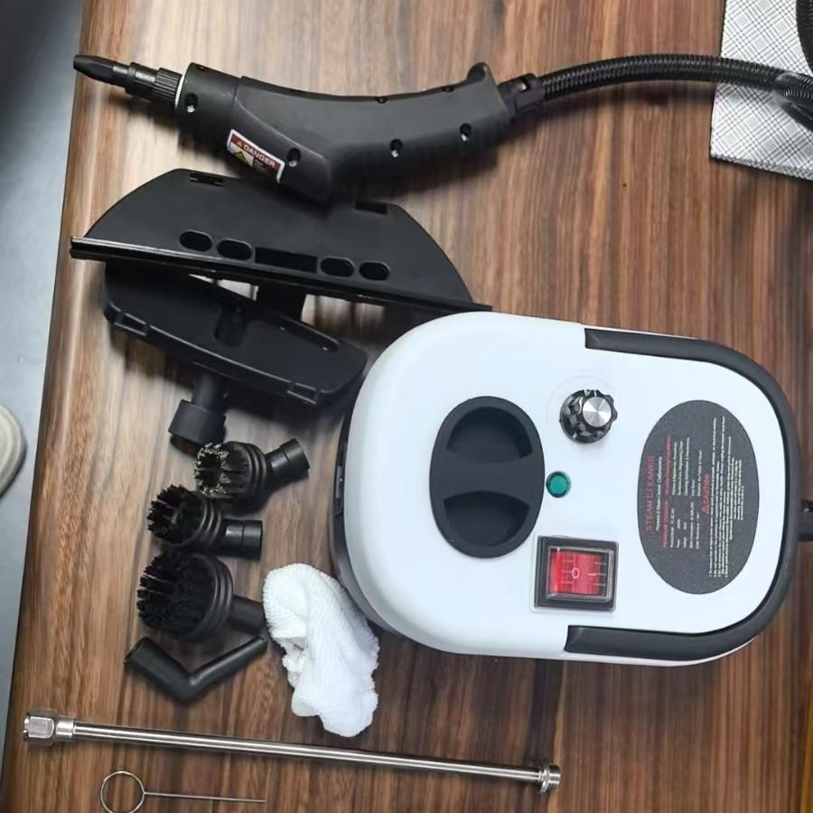 

Пароочиститель высокого давления для кондиционеров, кухонного жира и ванной комнаты - Бестселлер EU Plug чёрный/белый