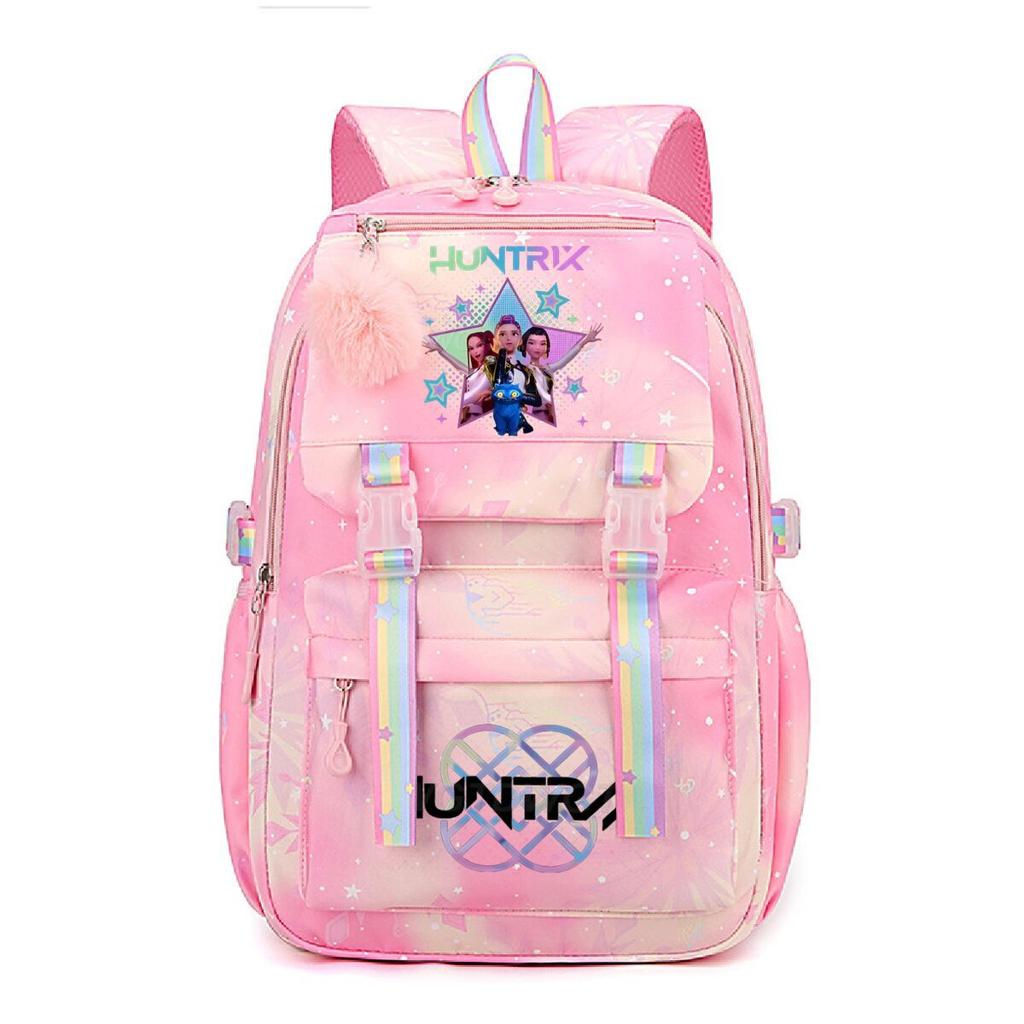 Animation Cartoon Peripheral Printing Korean Version Trend Burden Reduction Backpack Large Capacity Student Leisure Bag