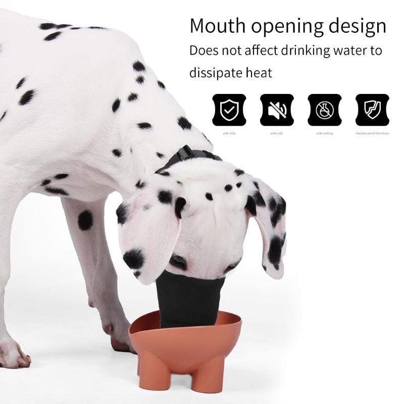 Anti-Erstickungs-Hundemaulkorb mit kausicherem Polyester-Design Trainingsmaulkorb für verschiedene Rassen Outdoor-Wandern Spazierengehen