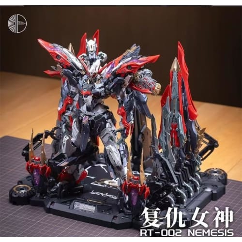 1/100 Scale Goddess of Vengeance NEMESIS Pre-painted Mecha Armored Movable Assembled Plastic Model Saint Plastic Armored Robot Figure Action Model Fig