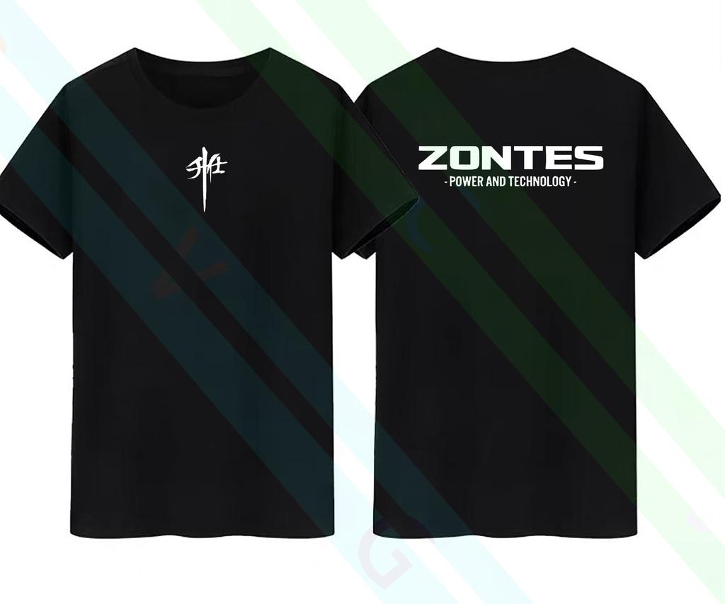 Summer For Zontes G1 125 Zt125 G1 Zt125u Zt 125 U Zx New Combed Cotton Short Sleeve Tshirt Unisexs Round Neck Printed Tshirt