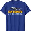 Ukraine Antonov AN225 Mriya Strategic Cargo Aircraft T Shirt Short Sleeve 100 Cotton Casual Tshirts Loose Top Size S3XL