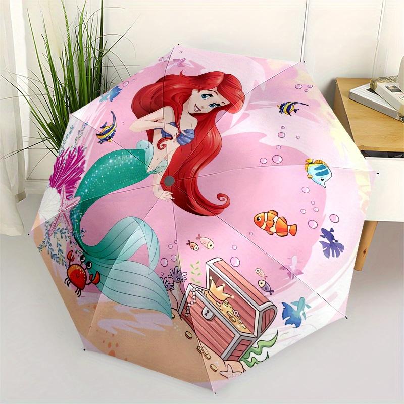

Mermaid Treasure Automatic Opening and Closing Umbrella - 8-rib Reinforced Folding Design, Lightweight and Portable, Suitable for Daily Busi