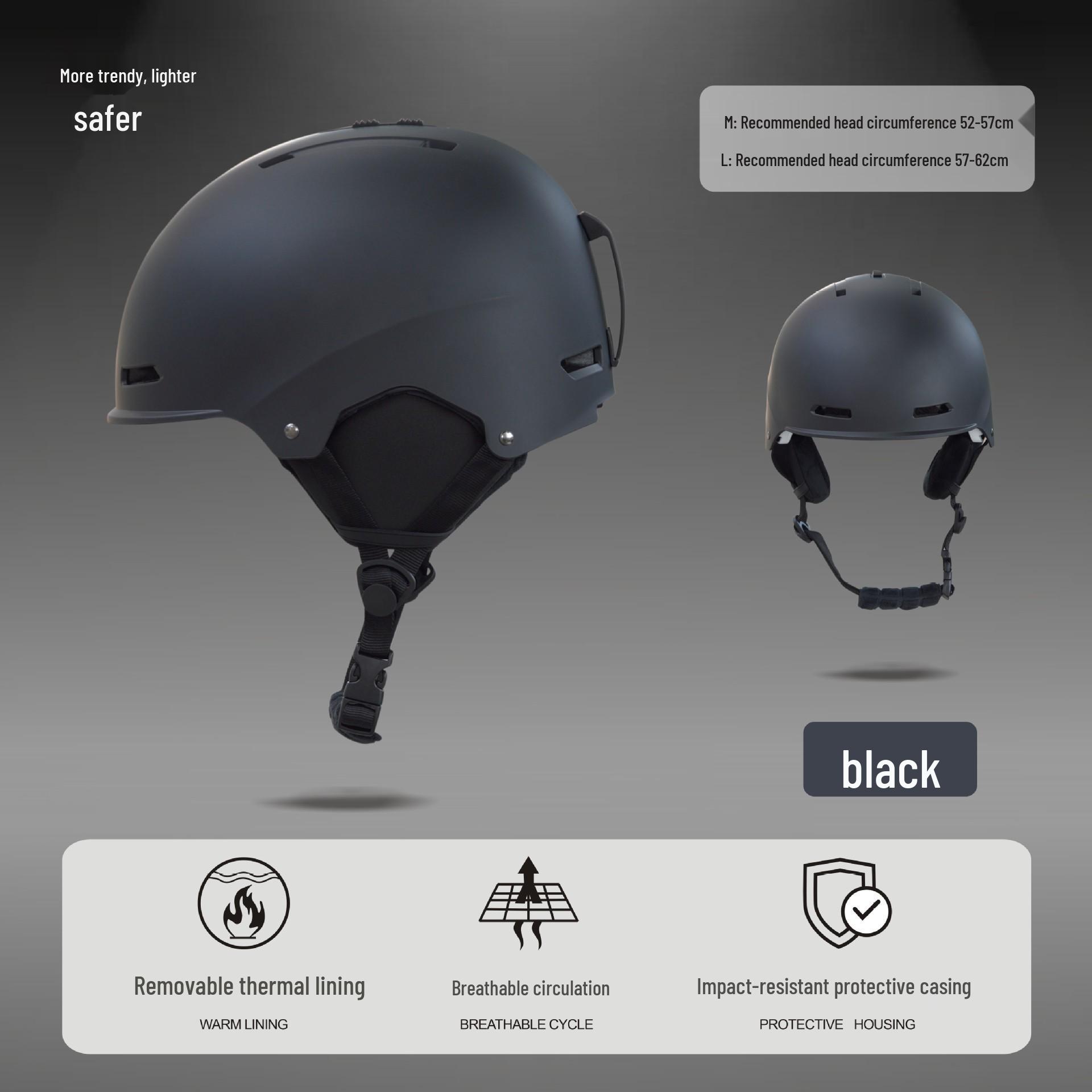 

Winter Safety Helmet for Skiing & Snowboarding - Anti-fall, Warm Protection for Children & Adults