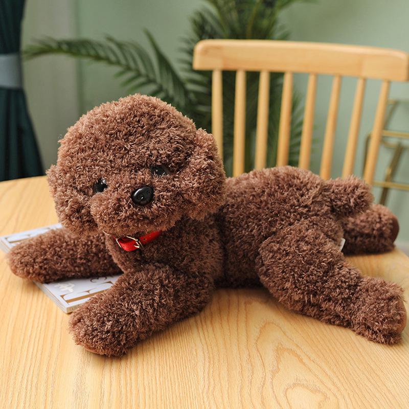 Cute Teddy Dog Plush: Soothing Small Dog Doll for Sleeping & Hugging