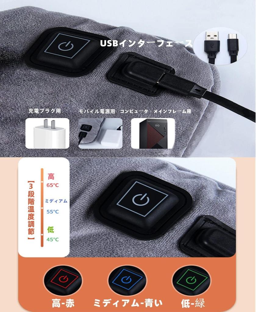 Latest USB Mini Power Heating Seat Portable Soft Office Chair Graphene Heated Electric Hot Temperature Energy Overheating Cold Weather Heating Device