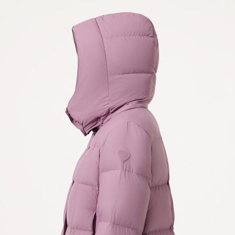 Tamboer Women's Mid-Length Detachable Hood Down Jacket TB5530558Z