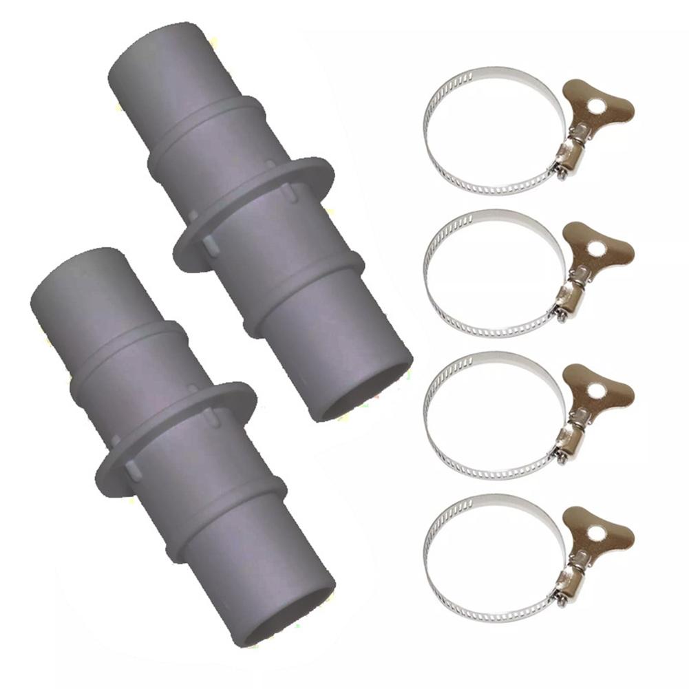 For POLYGROUP Hose Coupling Pool Hose Adapter Pool Cleaning Rust Proof Hose Clamps For Pool Cleaning Accessory