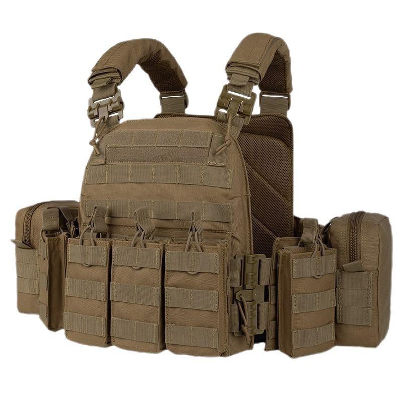 ZTZ Multifunktionale Schnellabwurf-Weste Militärfans Training Outdoor Schutz Wasserdicht Verschleißfest Camouflage Uniform
