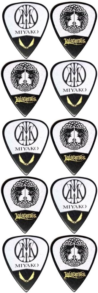 Dean LOVEBITES MIYAKO Warrior Souls PICK 2025 Model Guitar Picks of (Set 10)