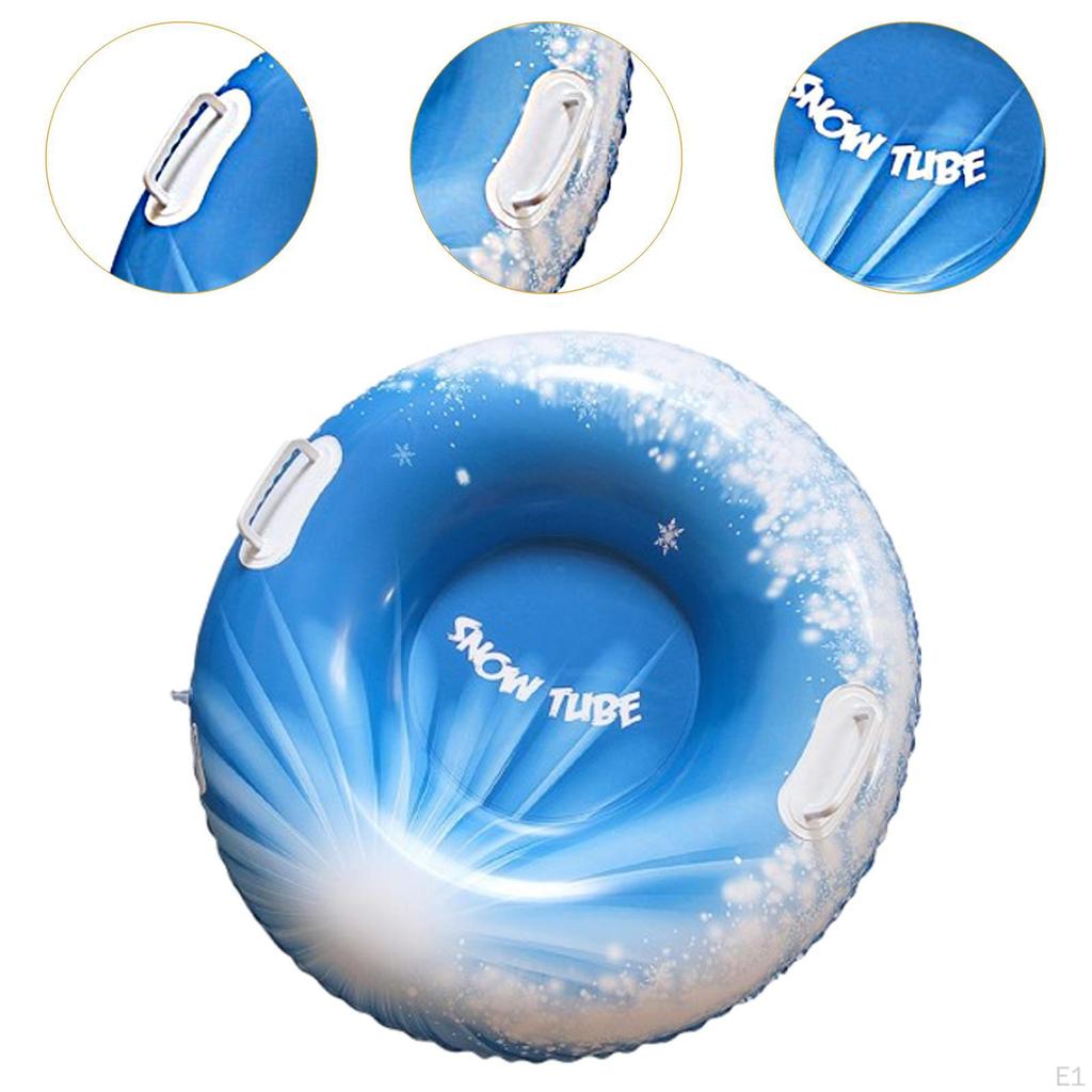 Inflatable Snow Tube Skiing Gift Winter Toy Accessories Sled Ring for