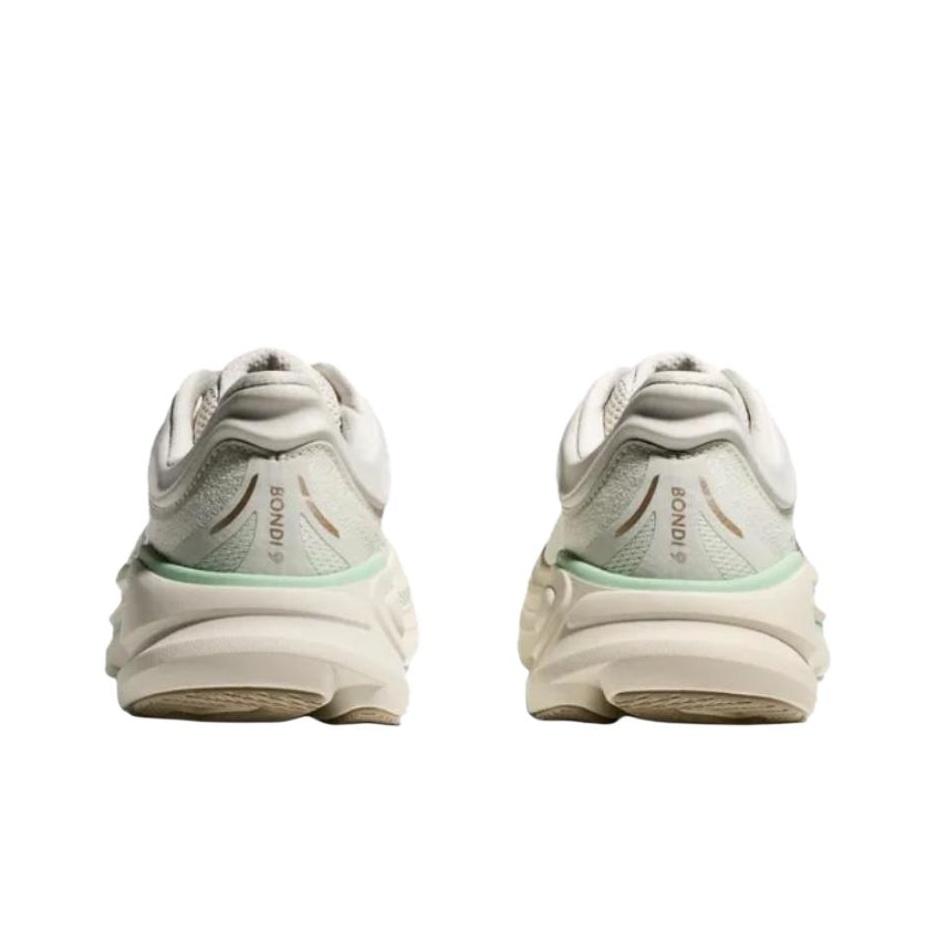 HOKA  Bondi 9 Wide Truffle Salt Sea Glass Women Sneakers Green 1162014-TLSL
