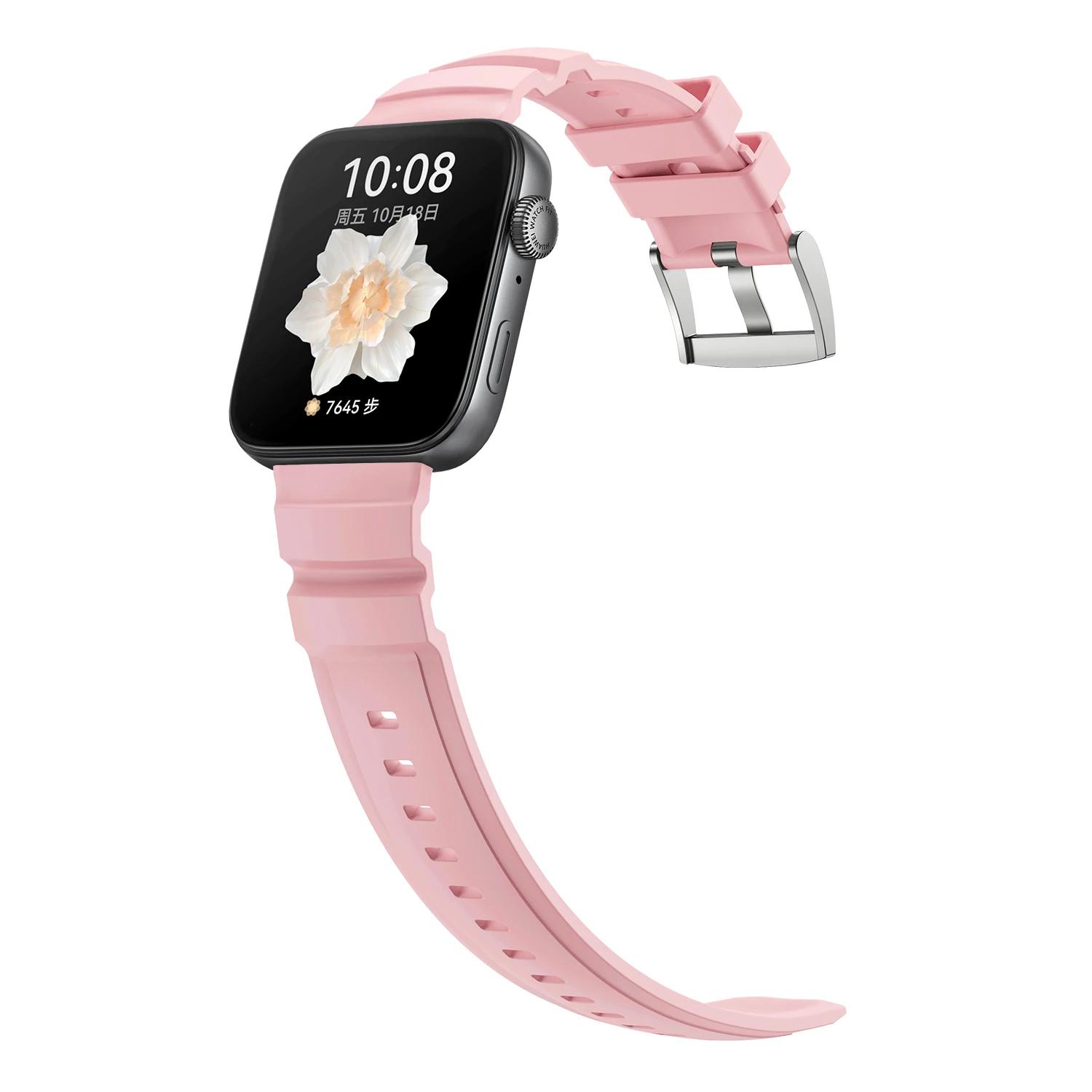 

Силиконовый спортивный ремешок для Huawei Watch Fit 4 Pro Fit3 4 Браслет для часов Замена ремешка для Huawei Watch Fit 3 4 Ремешок For Huawei Fit 4 Pro