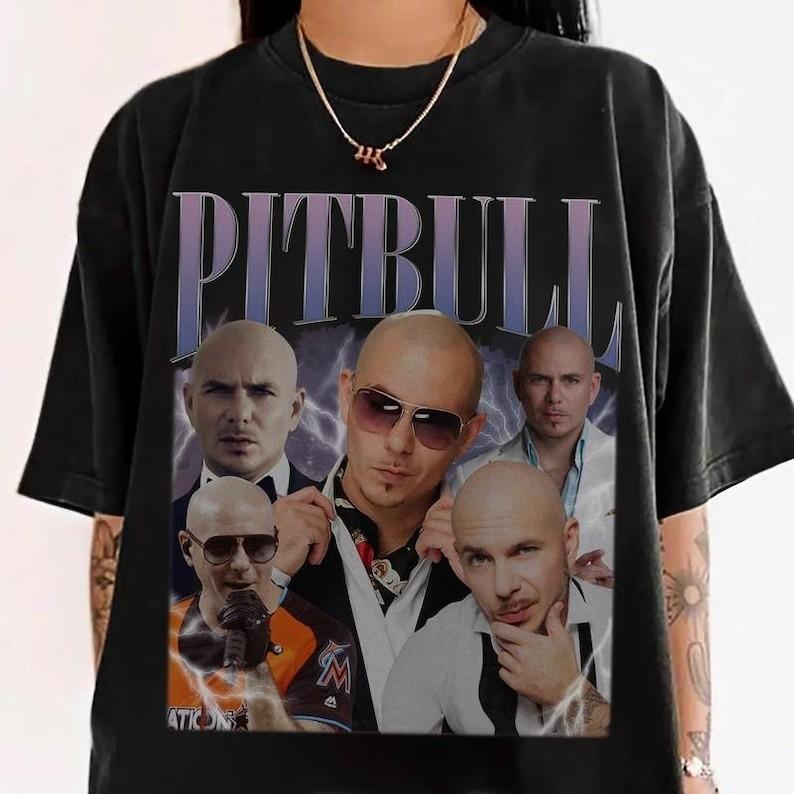 

Pitbull Rapper Mr. Worldwide Music Star Bootleg Fan Unisex T-shirt, Gift M