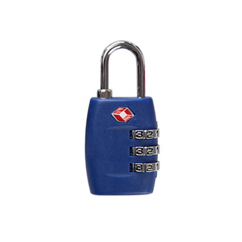 TSA Custom Combination Travel Luggage Zipper Lock (tsa335) - Secure Plastic Suitcase Lock for Traveling Abroad.