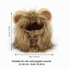 Lightweight Cat Mane Wig Face Opening Pet Wig Washable Mane Wig for Cat  Indoor Cat Wear