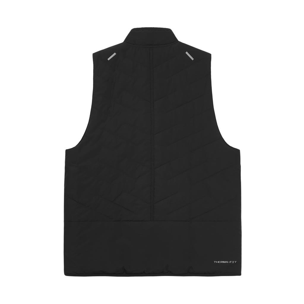 Nike Gilet da Running Therma-Fit: Calore, Resistenza all'acqua, Traspirabilità Top da uomo Nero DD5648-010