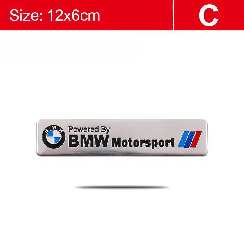 1 Peça Adesivos Metálicos 3D Decalque para Carroceria e Porta-malas Para BMW Performance F10 F30 E46 E90 E60 G30 F20 X5 E70 E39 E36 E87 X7 E92 E91 E28 X3