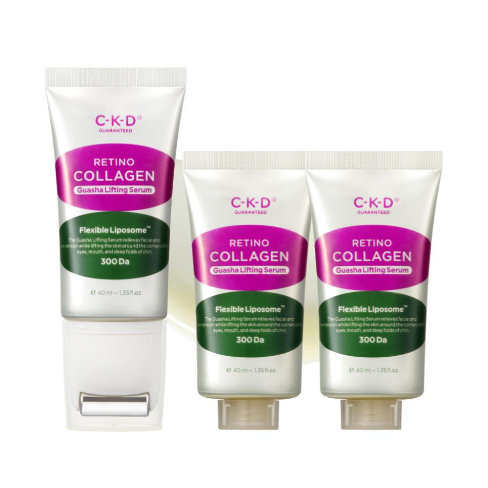 CKD Retino Collagen Guasha Lifting Serum 40ml + Refill 40ml Pack of 2