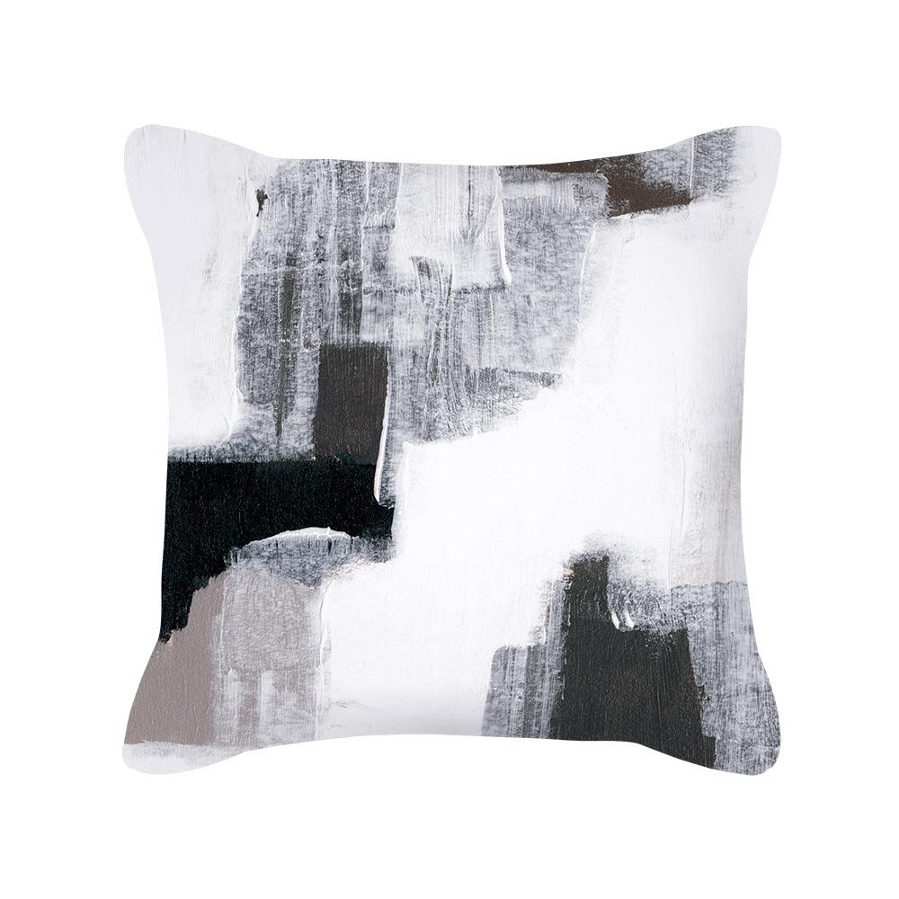 Pillow Nordic Abstract Decoration Home Sofa Bedside Cushion Cover Plush Pillow Cover