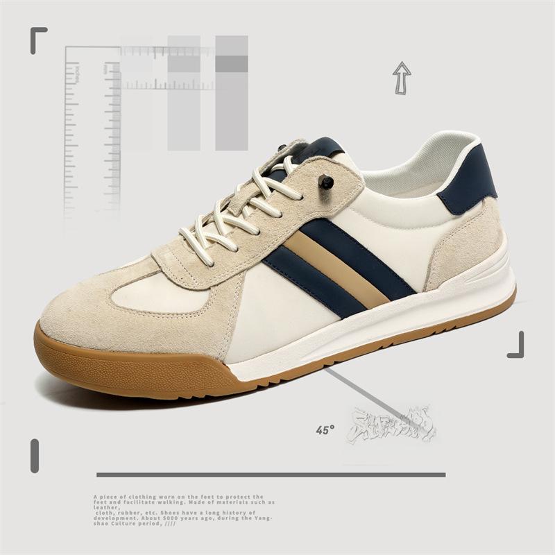 

2025 new summer light and versatile casual board shoes men s simple sports fashion white shoes men s breathable 44