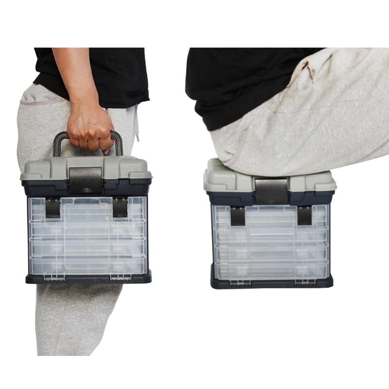 Large Capacity Fishing Bait Storage Box Travel Container for Wilderness Survival