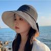 Spring and Summer Women's New Bowknot Fisherman Hat Suitable for Outdoor Travel Multi-Function Sunshade Cap and Sunscreen Cap