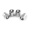 WOHE7 4Pcs Metal Car Wheel Tire Air Valve Dust Caps Rim Accessories For Skoda Kodiaq Octavia Fabia Karoq Enyaq Kamiq Superb Scala VRS