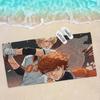 The FoxholeS Court Anime Microfiber Blanket Quick Drying Beach Towels Oversized Printing Super Absorbent Pool Towel Blanket
