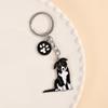 1 Pcs Women Bag Jewelry Pet Dog Golden Retriever Animal Dog Keychain Dog Pendant Pet Keyring Pet Keychain