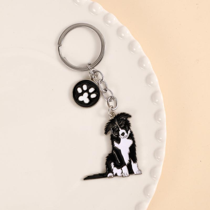 1 Pcs Women Bag Jewelry Pet Dog Golden Retriever Animal Dog Keychain Dog Pendant Pet Keyring Pet Keychain