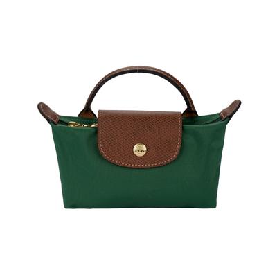 Le Pliage 17 Značkové logo Minimalistická móda Uzavírání na zip Nylonová taška-knedlík Dámská taška tote British-Green 34175089P95