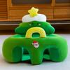 Christmas Learning Baby Seat Snowman Elk Capybara Baby Practice Seat Plush Sofa Gift