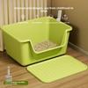 Cat Litter Box Extra Large Semi-closed Cat Litter Box Extra Large Splash-proof Huge Maine Cat Toilet Pet Supplies