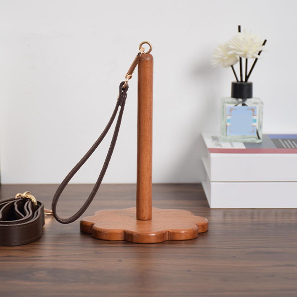 Wooden Spool Stand Portable Wrist Yarn Stand,Household DIY Portable Yarn Tools