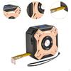 2 in 1 Light Tape Measure 131ft Diatance Meter & 16ft Manual Measuring Black and