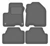 Velour Graphite Car Mats For: Hyundai Kona EV / Electric Crossover (2017-)
