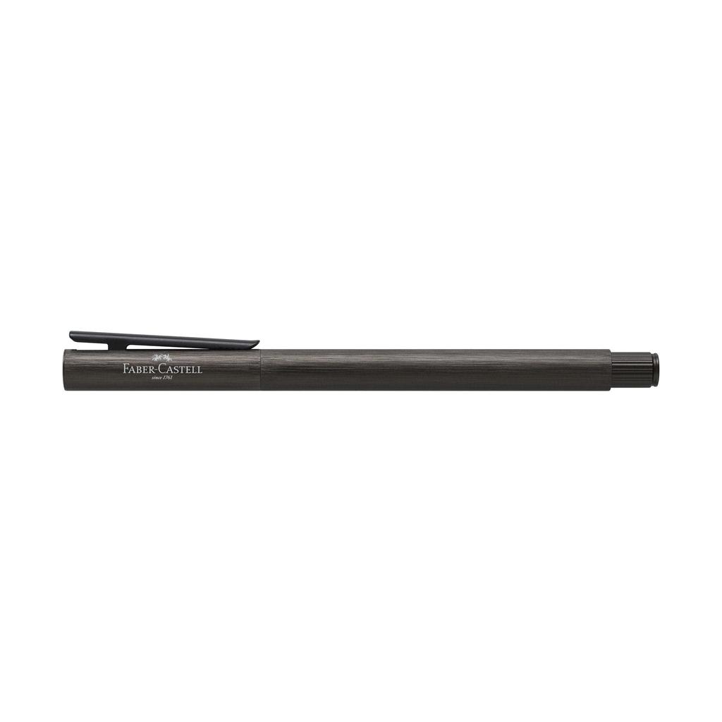 Neo Slim Fountain Fine Officially Imported FABER-CASTELL Pen, Gunmetal, Nib, 146251, Dual-Use,