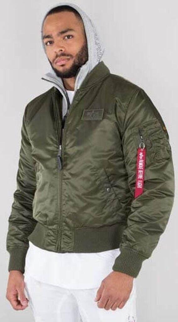 Winter Jacket Alpha Industries MA-1 D-Tec Hood Bomber Jacket (183110) Rep.gray (183110-257)